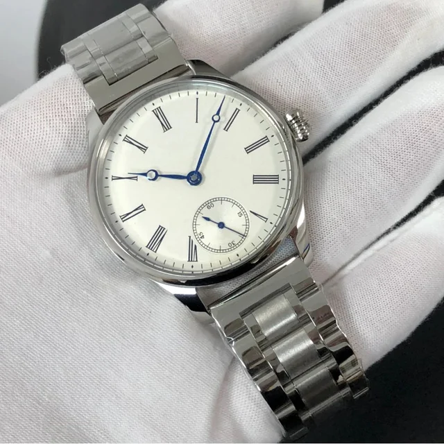 Tandorio Watches VIntage Hand winding Pilot Asia 6498 Seagull ST3621 Sapphire 5ATM SUB Sec