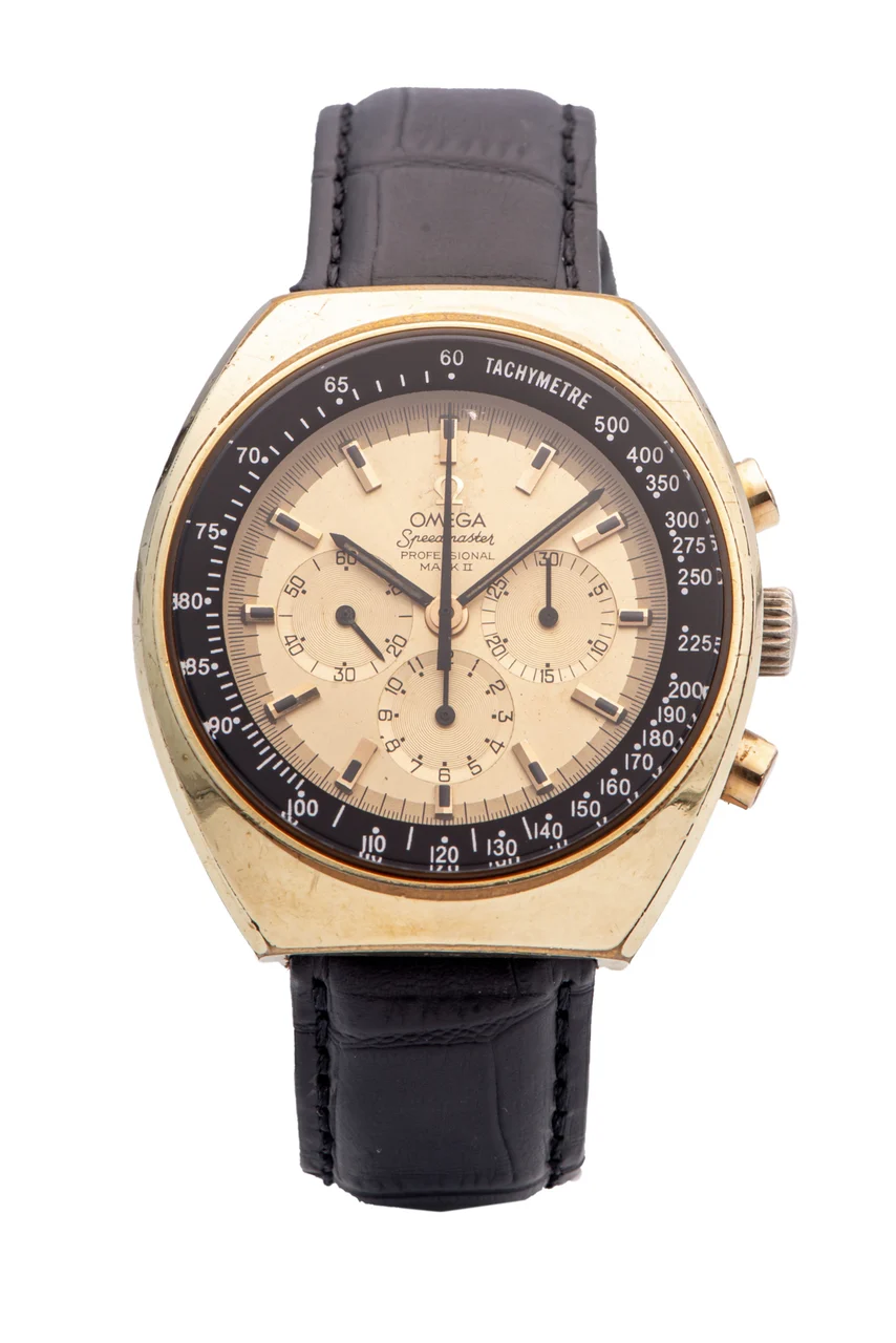OMEGA OMEGA, REF. 145.034, SPEEDMASTER MARK II, GOLD PLATED kol saati