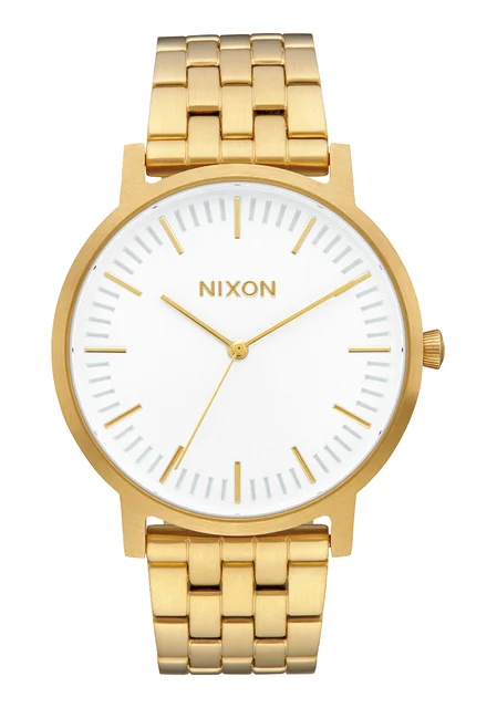 Nixon US Porter - All Gold / White Sunray A1057-2443-00 kol saati