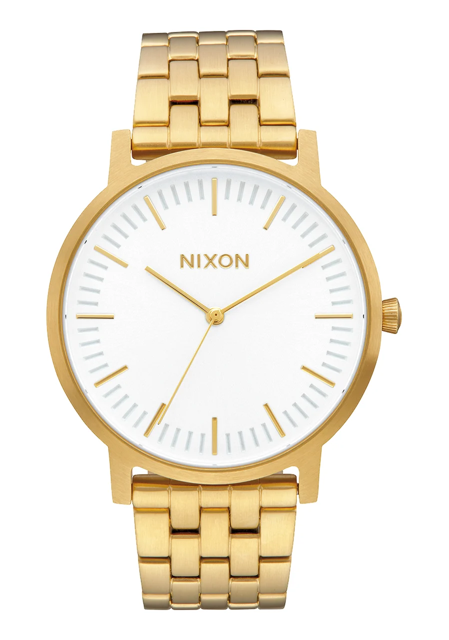 Nixon US Porter - All Gold / White Sunray A1057-2443-00 kol saati
