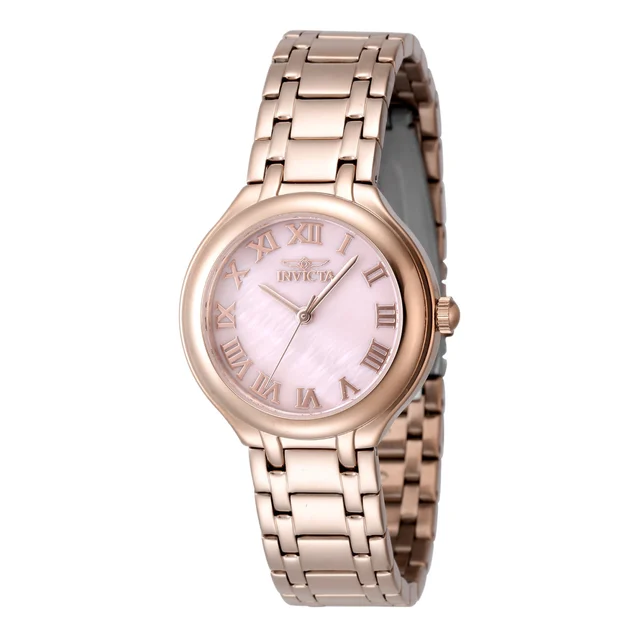 Invicta Wildflower Perlyne Watch w/ Mother of Pearl Dial - 32mm. Rose Gold (48232) kol saa