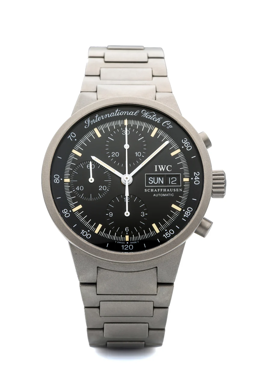 IWC IWC REF. 3707 CHRONOGRAPH STEEL kol saati