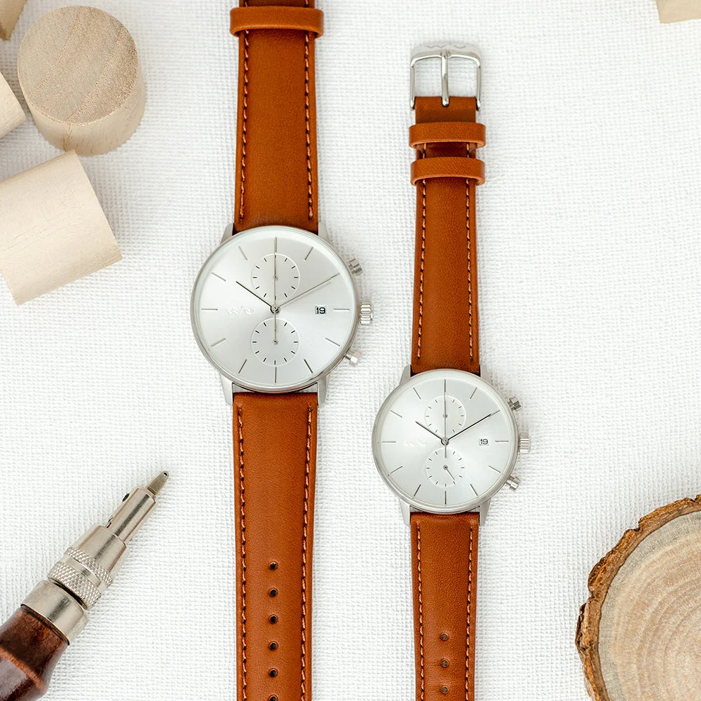 Aries Gold Couple G 1033 & L1034 S-S Couple 44 mm kol saati