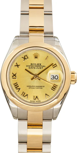 Rolex Datejust 279163 Champagne Roman Dial 279163CDJ kol saati