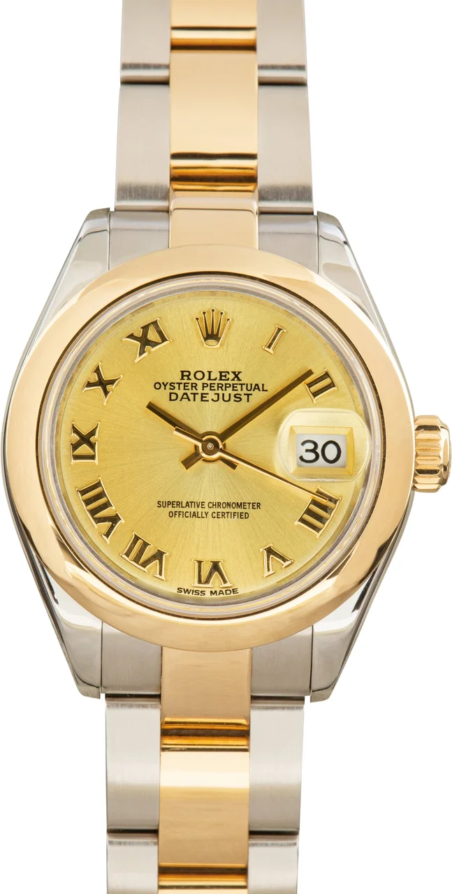 Rolex Datejust 279163 Champagne Roman Dial 279163CDJ kol saati