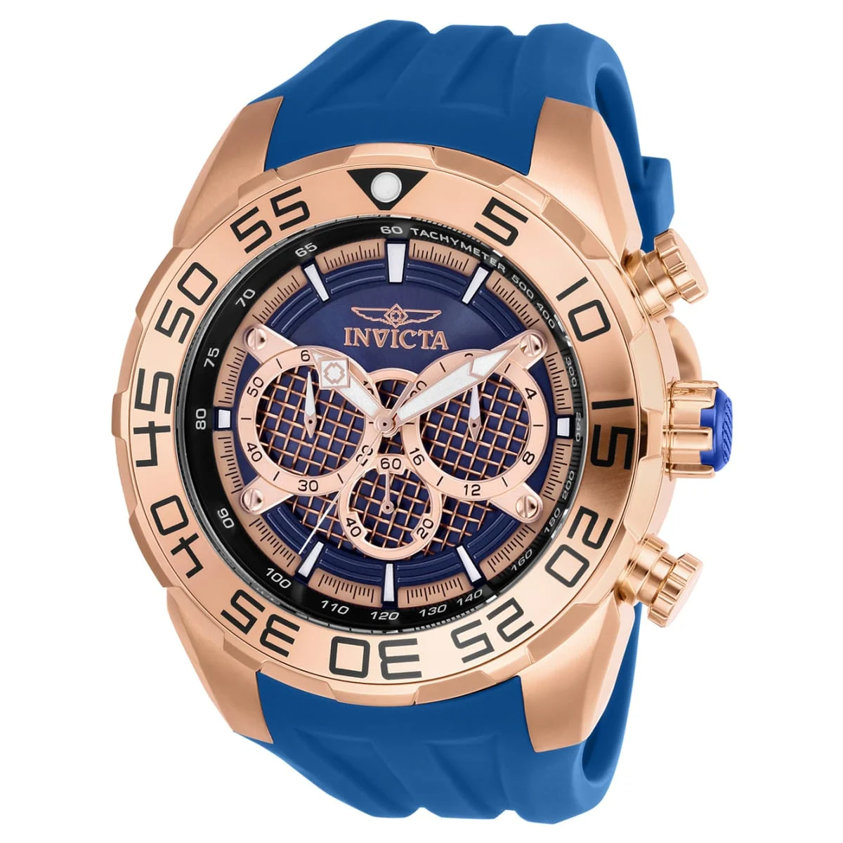 Invicta Speedway SCUBA Typhoon Watch - 50mm. Blue (ZG-26305) 50 mm kol saati
