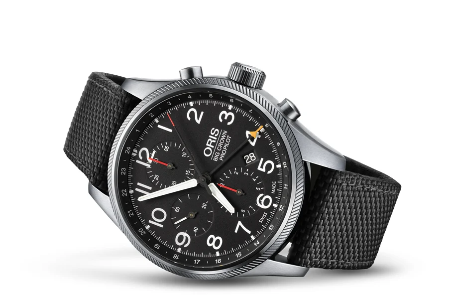 Oris Big Crown ProPilot Chronograph GMT 01 677 7699 4164-07 5 22 15FC 44 mm kol saati