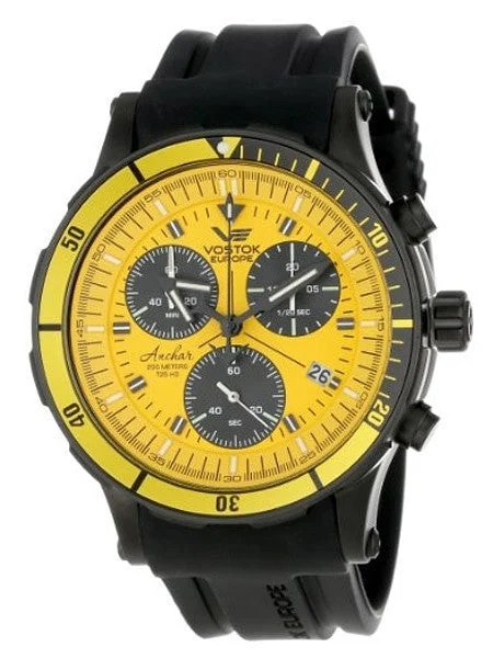 Vostok Europe Vostok-Europe Anchar Chronograph Dive Watch with Tritium Tube Illumination #