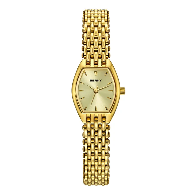 BERNY Women Quartz Dress Gold Watch-2952L 2952L-YE kol saati