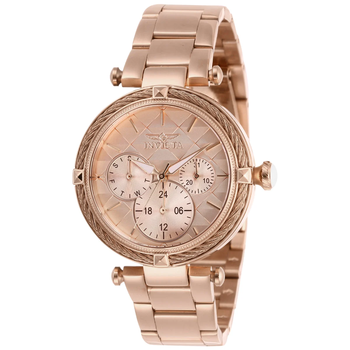 Invicta Bolt Latticia Watch - 36.5mm, Rose Gold (28961) 36.5 mm kol saati