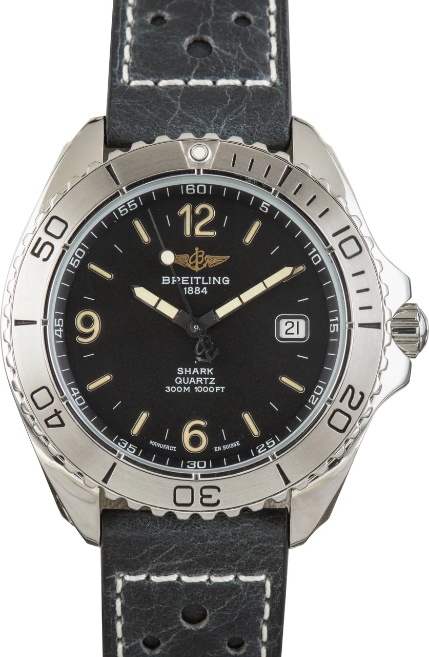 Breitling Aeromarine Shark Quartz Black Dial A5860511/B14 kol saati
