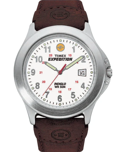 Timex Expedition Metal Field 40mm Leather Strap Watch T44381 kol saati
