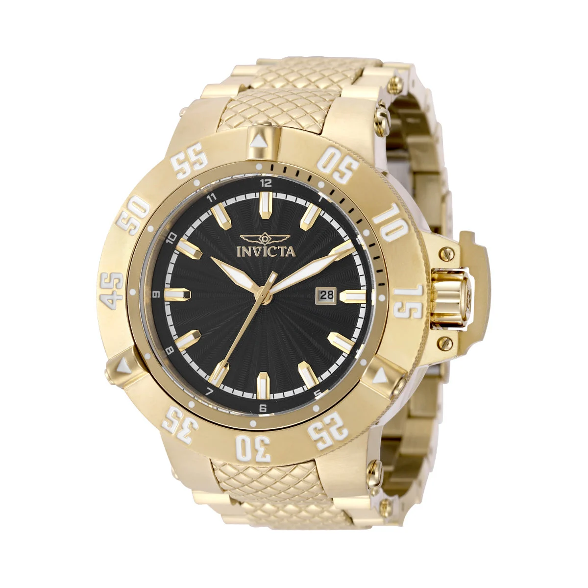 Invicta Subaqua Noma III Watch - 50mm. Gold (50048) 50 mm kol saati
