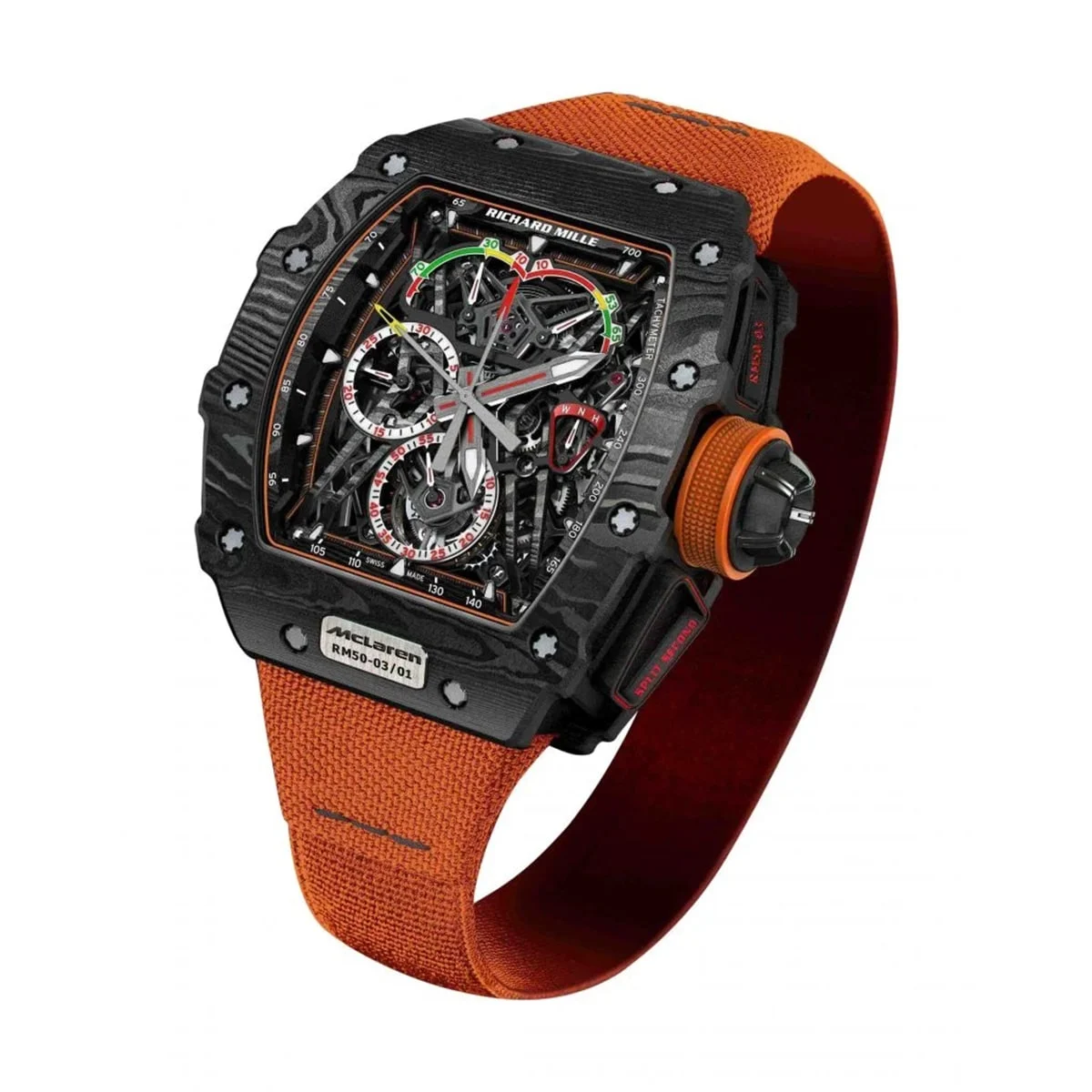 Richard Mille MCLAREN F1 RM 50-03 Watch 50 mm kol saati