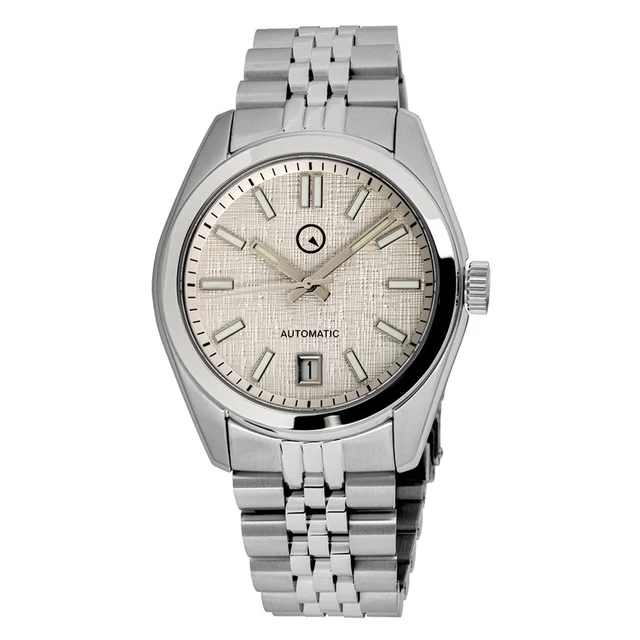 Islander Brookville Hi-Beat Automatic Dress Watch with Linen Dial #ISL-131 kol saati