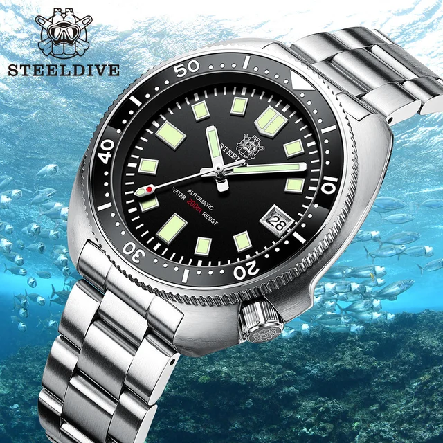 steeldive Turtle Diver Watch 二手代发-Shelley-,8705,3956, kol saati