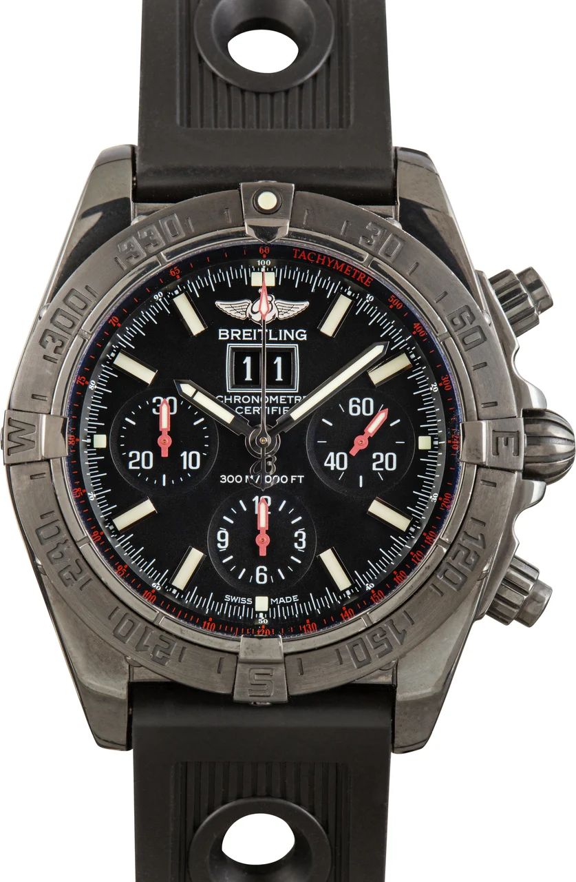 Breitling Chronomat Black bird Blacksteel Limited Edition M44359 kol saati