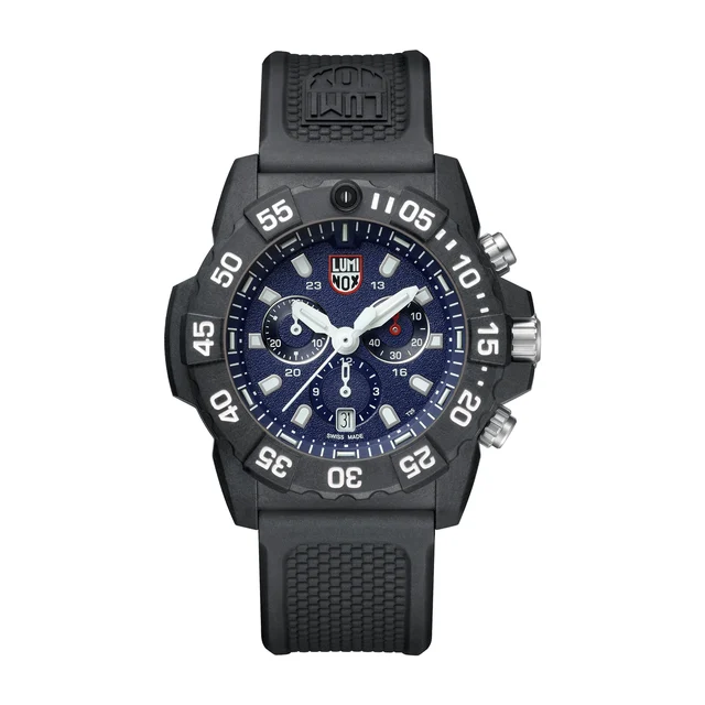 Luminox Navy SEAL Chronograph, 45mm, Military Dive Watch, Blue XS.3583 kol saati