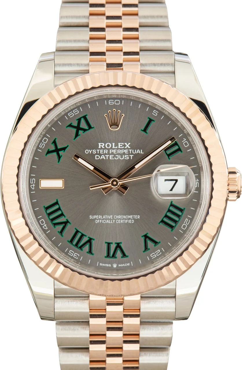 Rolex Datejust 41 Ref 126331 Wimbledon Dial M126331-0016 kol saati