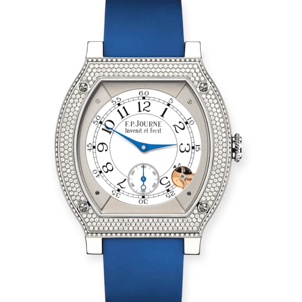 F.P. Journe Journe Elegante 48mm Titanium Diamond-Set Beze Pre-Owned F.P Journe Elegante 48mm Titanium Diamond-Set Beze 48 mm kol saati