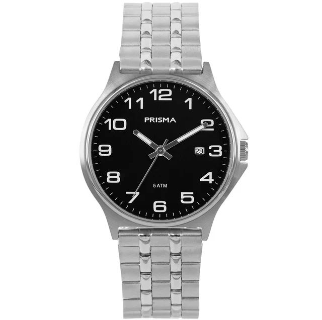 Prisma Watch P.1686.steel strap Men Stainless steel 5 ATM kol saati