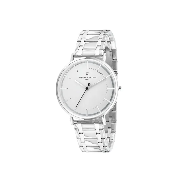BONNE NOUVELLE MENS Bonne Nouvelle White Dial with Metal Links Strap CBN.3042 kol saati