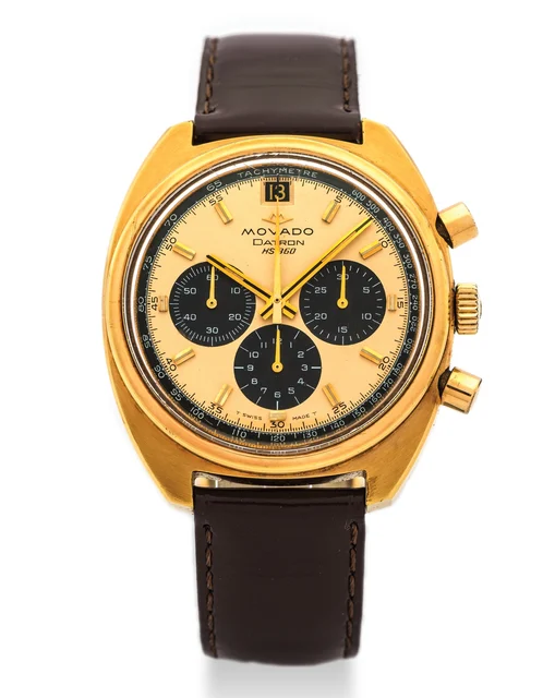 Movado Datron Hs 360 Gold Plated 434 kol saati