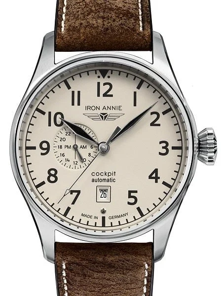 Iron Annie Automatic Watch with 42mm Case and Fully Luminous Dial #5168-3 42 mm kol saati