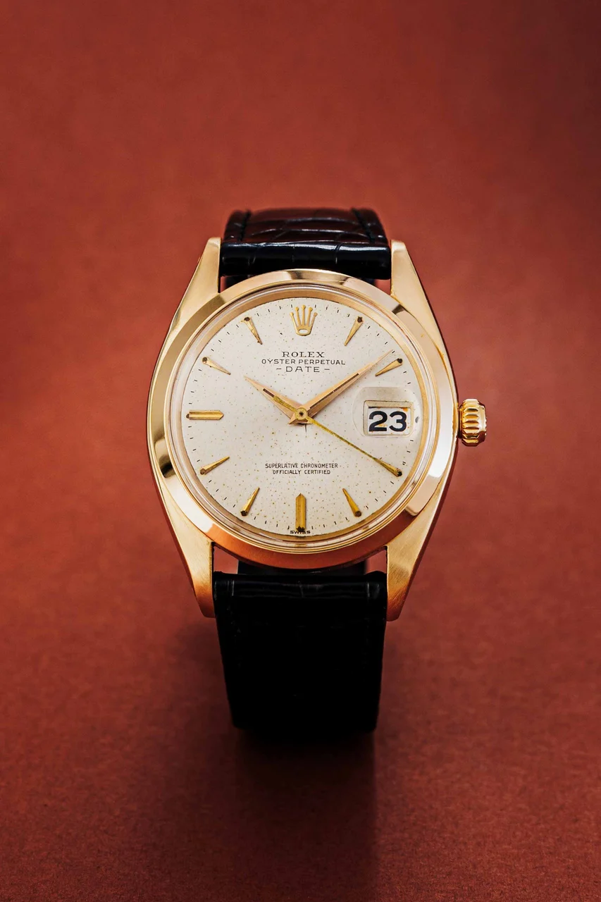 Rolex Date 18k Ref.1500 34 mm kol saati
