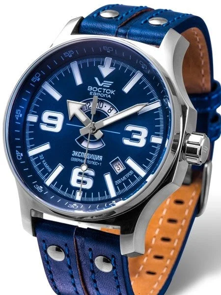 Vostok Europe Vostok-Europe Expedition North Pole Automatic Watch with 24-hour Sub-Dial #5951275 48 mm kol saati