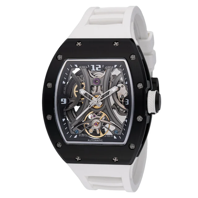 Invicta Rally Primedrift Automatic Watch w/ Skeleton Dial - 41mm. White (49021) kol saati