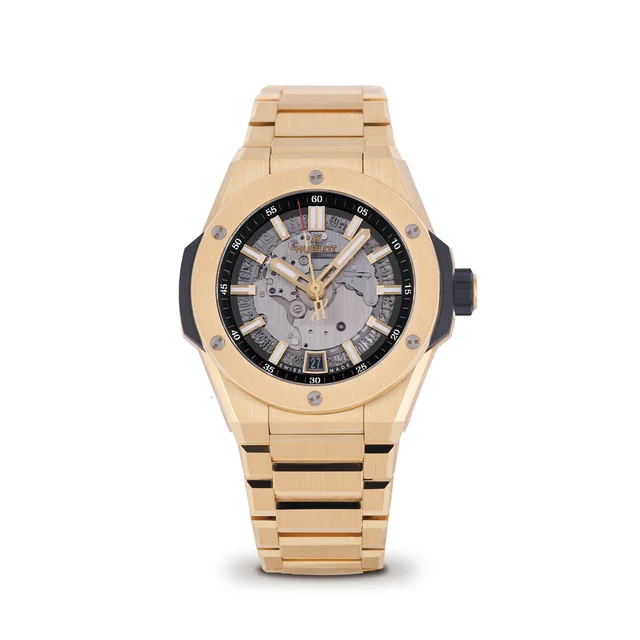 Hublot HUBLOT, REF. 456.VX.0130.VX, BIG BANG INTEGRATED TIME ONLY, UNWORN, 18K YELLOW GOLD