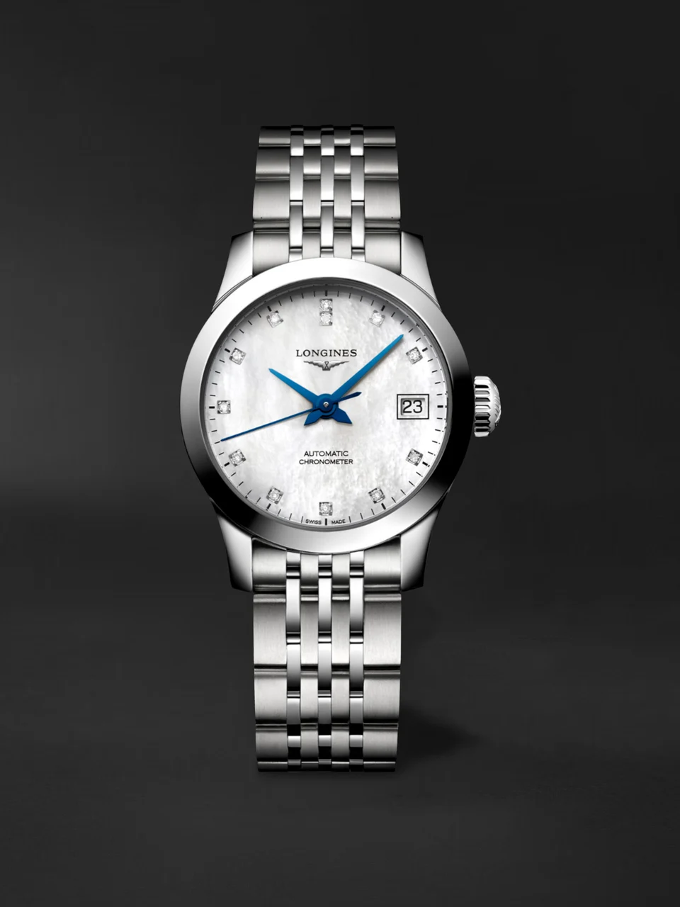 Longines Record L2.320.4.87.6 26 mm kol saati