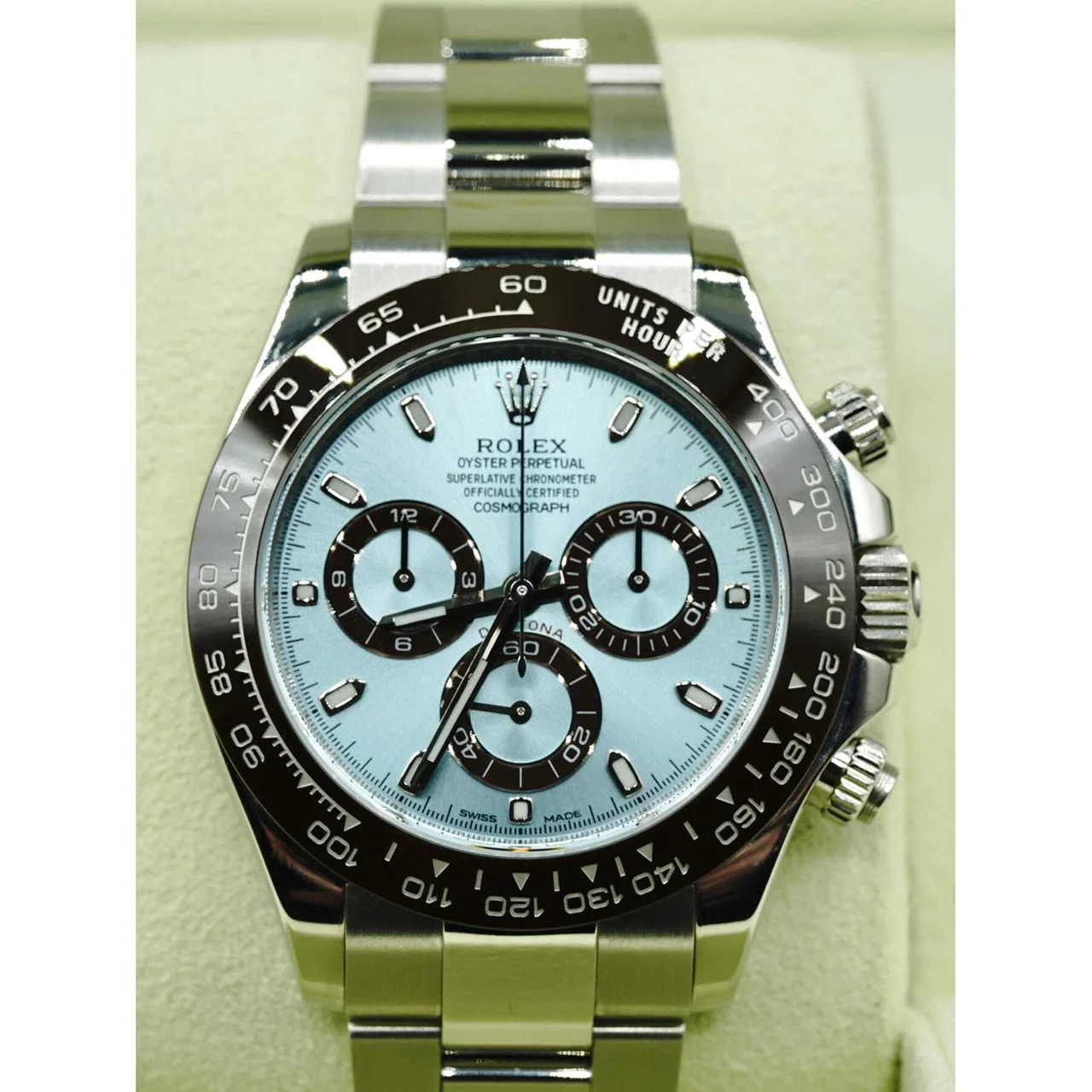Rolex Cosmograph Daytona Platinum 1 Blue Dial 116506 210000021007 40 mm kol saati
