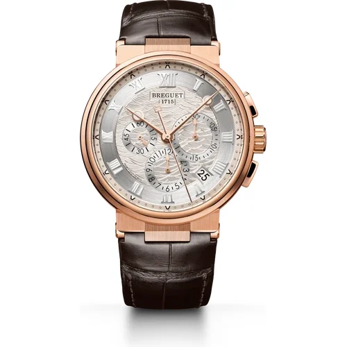 Breguet Marine Chronographe 5527 5527BR/12/9WV 42.3 mm kol saati