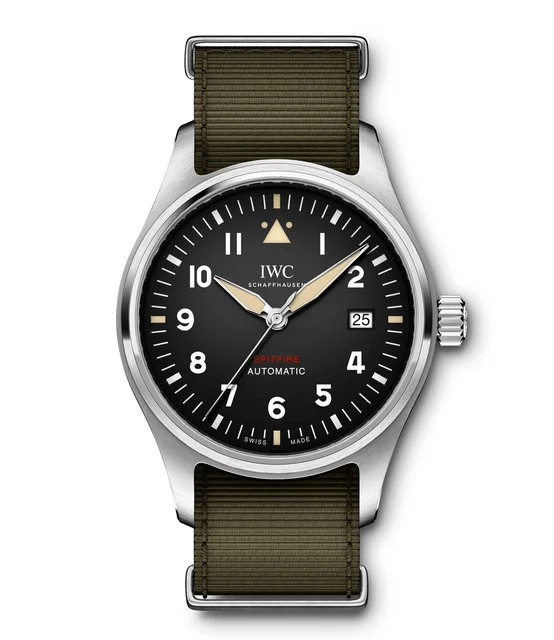 IWC Pilot's Spitfire Ref IW326801 Black Dial kol saati