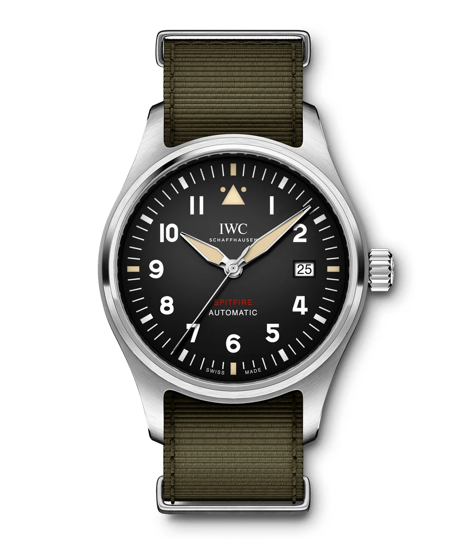IWC Pilot's Spitfire Ref IW326801 Black Dial 39 mm kol saati