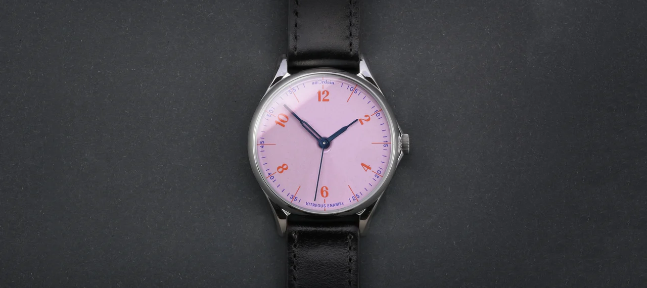 anOrdain Model 1 Pink gb-model-1-pink kol saati