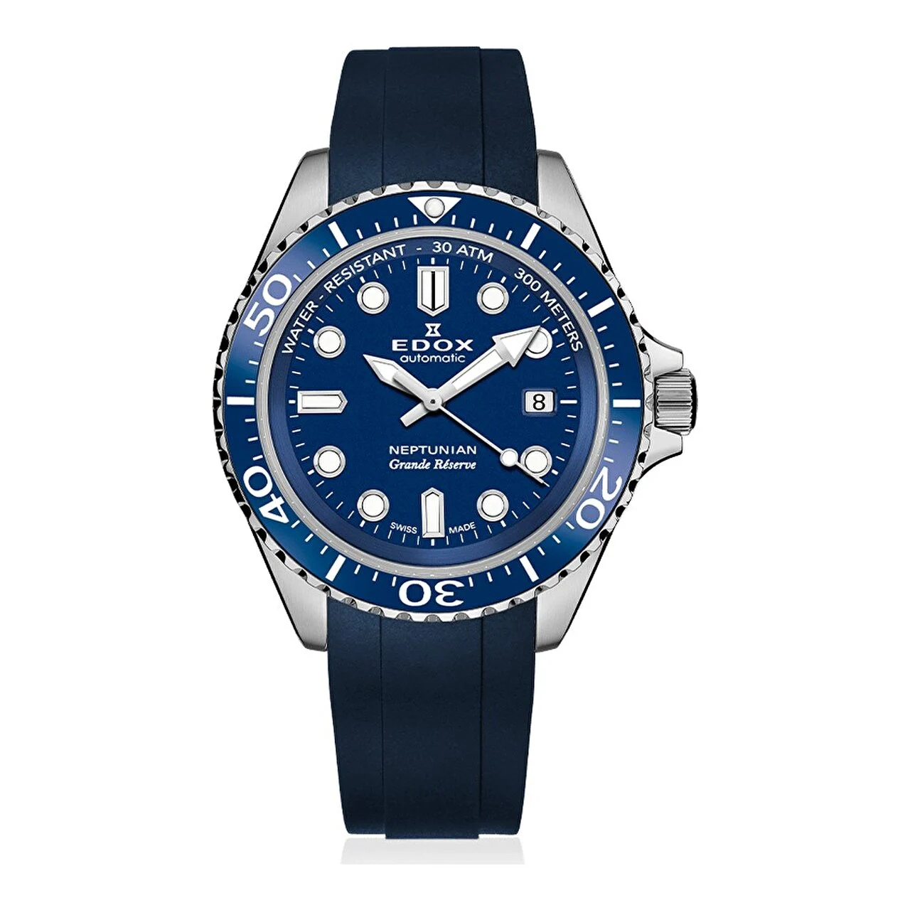 EDOX Neptunian 80801-3BUCAB-BUIN 42 mm kol saati