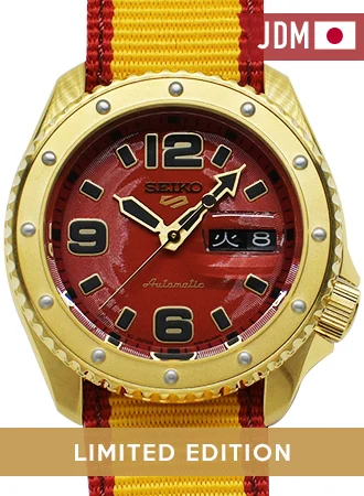 Seiko 5 Japan Seiko 5 Sports Street Fighter Series Zangief "Iron Cyclone" - Ltd Ed 9999pcs