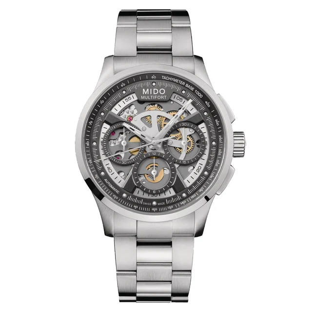 Mido Multifort Skeleton M0386621106000 kol saati