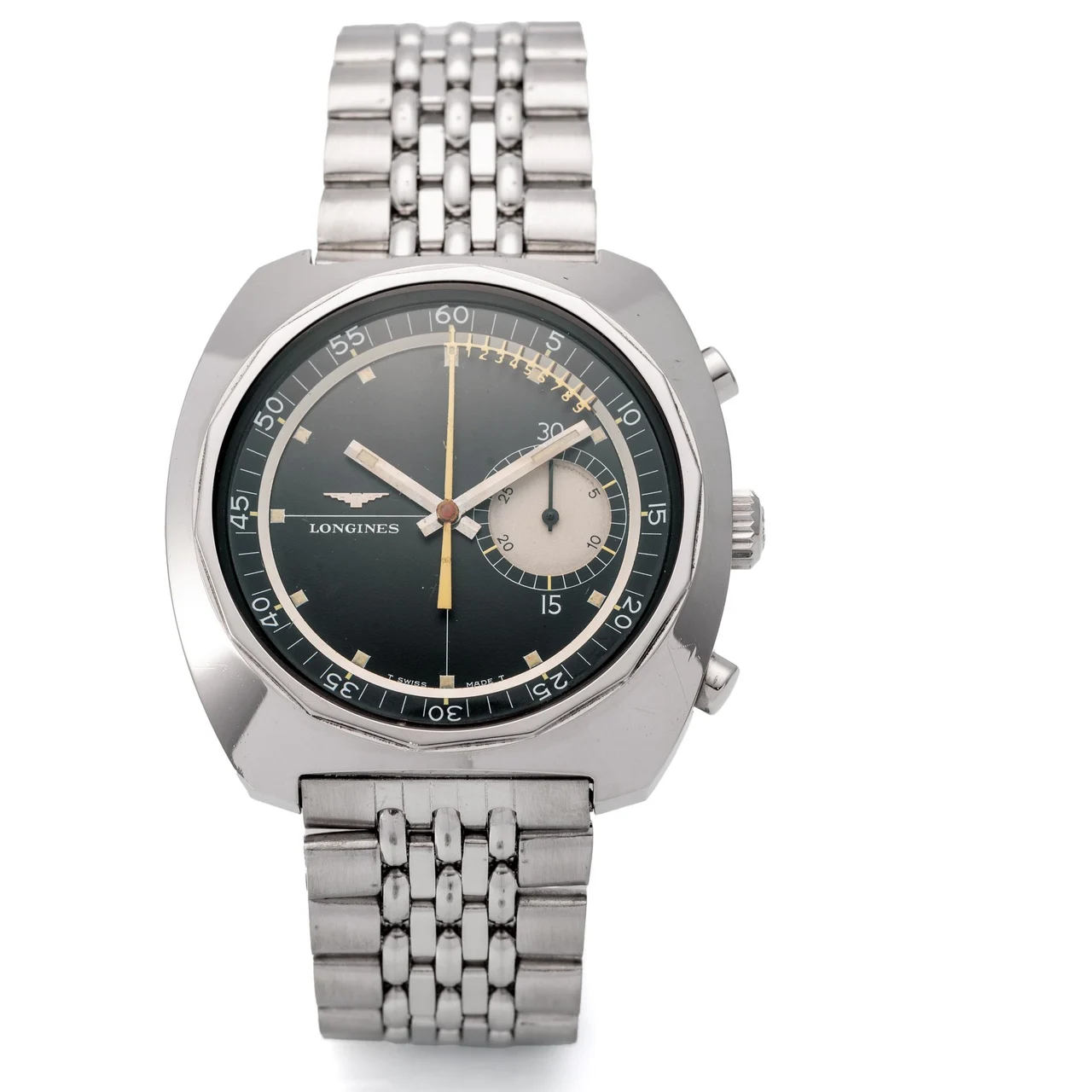 Longines LONGINES REF. 8225-2, NONIUS FLYBACK CHRONOGRAPH, STEEL kol saati