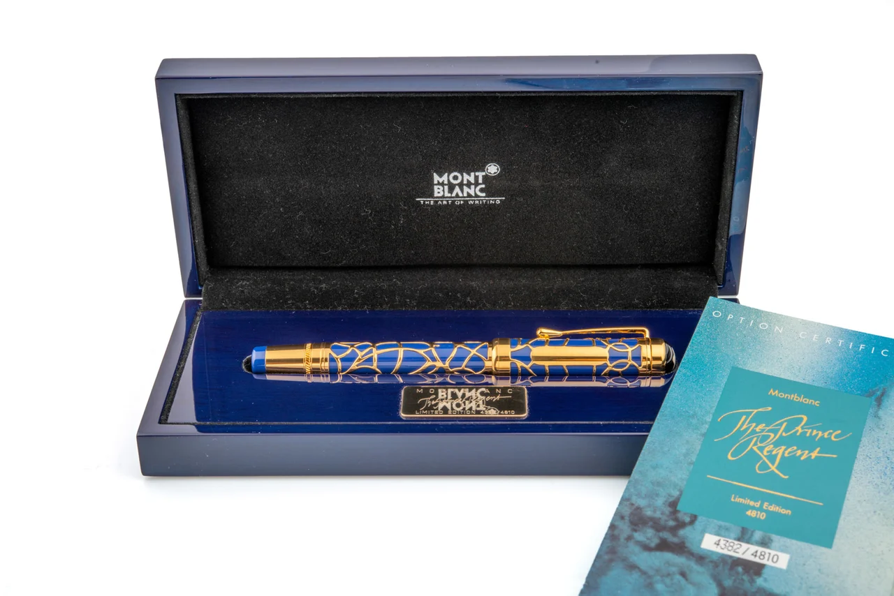 Montblanc “Patron of Art Edition”, Ref. 28619, made in 1995 “Prince Regent”, limited edition, No. 4 382 / 4 810 kol saati