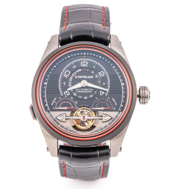 Montblanc Exotourbillon Chronograph Titanium, Limited Edition 016/100 7397 kol saati