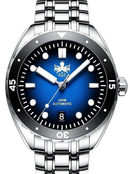 Phoibos Eagle Ray 300-Meter Automatic Dive Watch with Double Dome AR Sapphire Crystal #PY0
