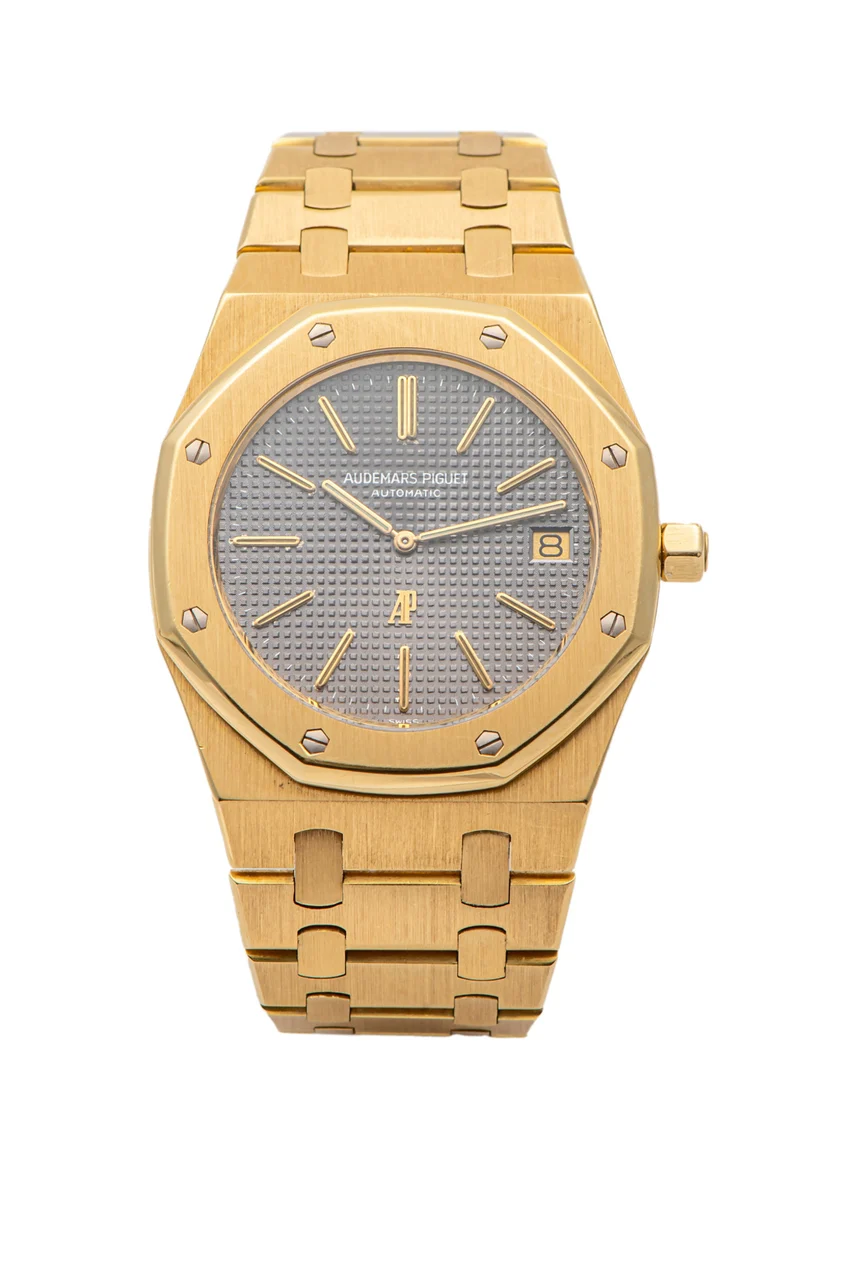 Audemars Piguet AUDEMARS PIGUET REF. 5402 ROYAL OAK A SERIES JUMBO TROPICAL DIAL ORIGINAL WARRANTY STEEL kol saati