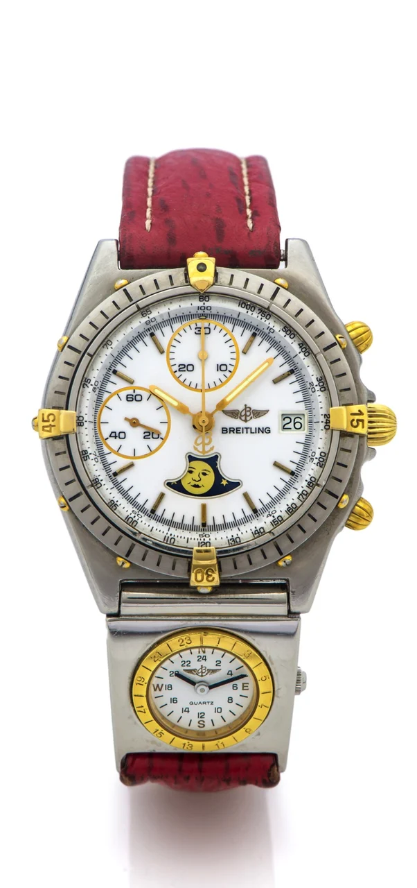 Breitling Chronomat BREITLING CHRONOMAT REF. 81950 CHRONOGRAPH STEEL & GOLD kol saati