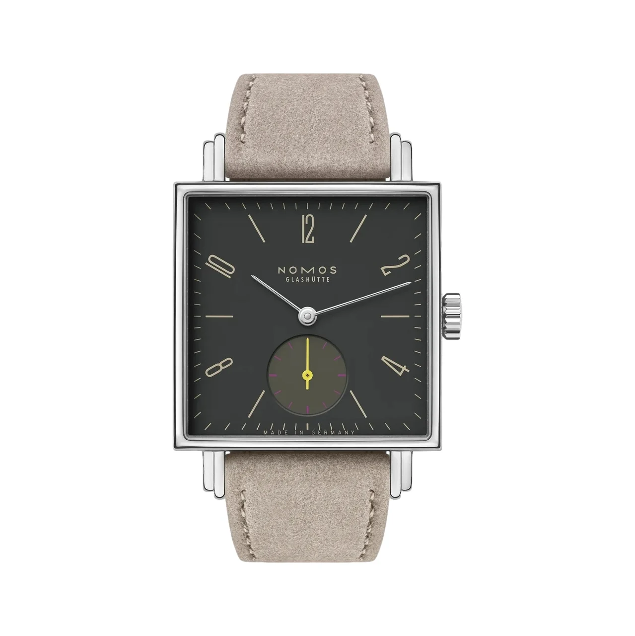 NOMOS Glashütte Tetra Basalt 29.5mm - Anthracite on Strap 440 29.5 mm kol saati