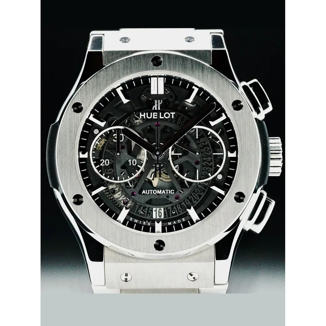 Hublot Classic Fusion Aero Chrono Titanium Bracelet 45mm POC210000068801 kol saati