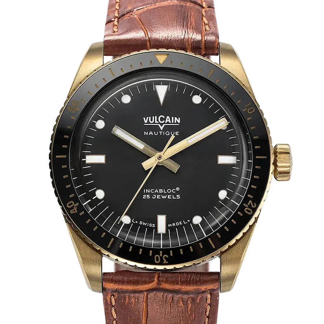 Vulcain Skindiver Nautique 42899 38 mm kol saati